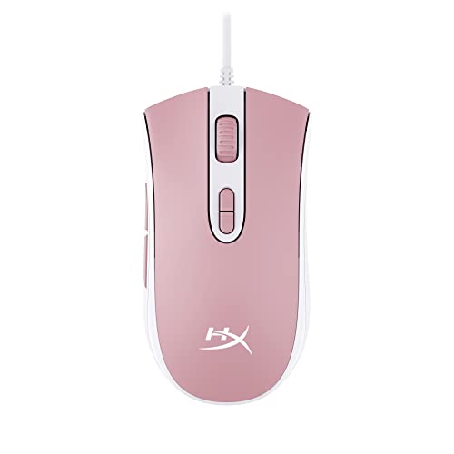 HyperX Pulsefire Core - ماوس ألعاب RGB ، تأثيرات ضوئية RGB يتم التحكم فيها بالبرمجيات وتخصيص ماكرو ، مستشعر Pixart 3327 حتى 6200 نقطة في البوصة ، 7 أزرار قابلة للبرمجة ، وزن الماوس 87 جم - أبيض / وردي HyperX Pulsefire Core - ماوس ألعاب RGB ، تأثيرات ضوئية RGB يتم التحكم فيها بالبرمجيات وتخصيص ماكرو ، مستشعر Pixart 3327 حتى 6200 نقطة في البوصة ، 7 أزرار قابلة للبرمجة ، وزن الماوس 87 جم - أبيض / وردي