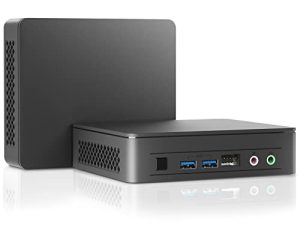 كمبيوتر صغير Intel NUC 11 مع رباعي النواة Celeron N5105 وأجهزة كمبيوتر صغيرة متعددة الاستخدامات وذاكرة وصول عشوائي DDR4 بسعة 8 جيجا بايت وذاكرة وصول عشوائي (SSD) بسعة 256 جيجا بايت - دعم HDMI Dual 4K UHD / Bluetooth v5.2 / Windows 11 Pro مثبت مسبقًا （NUC11ATKC4）