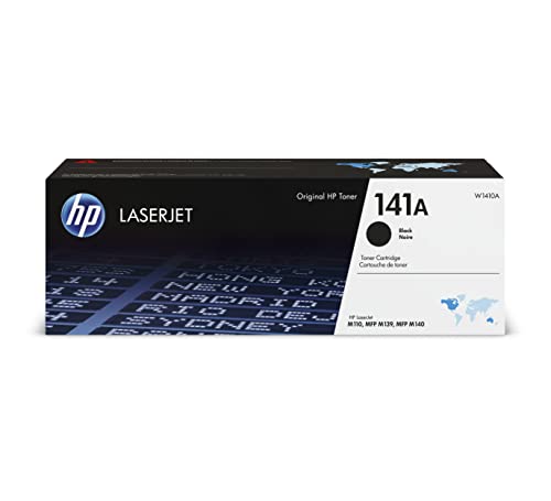 خرطوشة مسحوق حبر أسود أصلية HP 141A | تعمل مع سلسلة HP LaserJet M110 و HP LaserJet MFP M139 و M140 Series | W1410A خرطوشة مسحوق حبر أسود أصلية HP 141A | تعمل مع سلسلة HP LaserJet M110 و HP LaserJet MFP M139 و M140 Series | W1410A