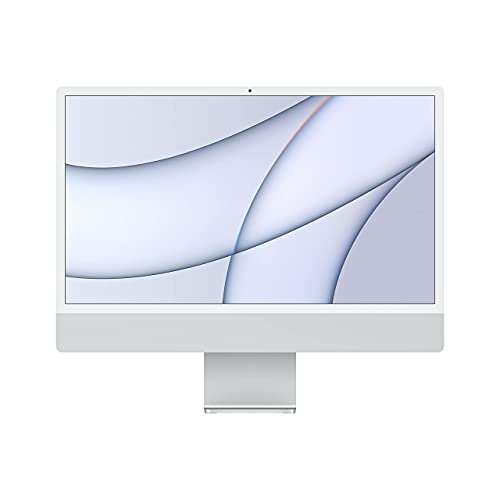 2021 Apple iMac (24 بوصة ، شريحة Apple M1 مع وحدة معالجة مركزية 8 أنوية و 7 Core GPU ، 8GB RAM ، 256GB) - فضي (مجدد) 2021 Apple iMac (24 بوصة ، شريحة Apple M1 مع وحدة معالجة مركزية 8 أنوية و 7 Core GPU ، 8GB RAM ، 256GB) - فضي (مجدد)