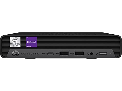 كمبيوتر مكتبي HP EliteDesk 800 G6 للأعمال ، Intel Core i5-10500T vPro ، 16 جيجا بايت DDR4 RAM ، 512 جيجا بايت PCIe SSD ، منفذ العرض ، Wi-Fi 6 ، Windows 11 Pro كمبيوتر مكتبي HP EliteDesk 800 G6 للأعمال ، Intel Core i5-10500T vPro ، 16 جيجا بايت DDR4 RAM ، 512 جيجا بايت PCIe SSD ، منفذ العرض ، Wi-Fi 6 ، Windows 11 Pro