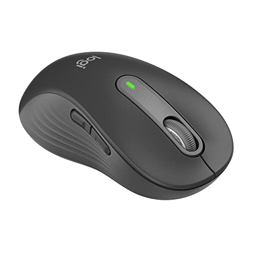 ماوس لاسلكي يسار من Logitech Signature M650 - للأيدي اليسرى كبيرة الحجم ، وبطارية لمدة عامين ، ونقرات صامتة ، وأزرار جانبية قابلة للتخصيص ، وبلوتوث ، وتوافق مع أجهزة متعددة - جرافيت ماوس لاسلكي يسار من Logitech Signature M650 - للأيدي اليسرى كبيرة الحجم ، وبطارية لمدة عامين ، ونقرات صامتة ، وأزرار جانبية قابلة للتخصيص ، وبلوتوث ، وتوافق مع أجهزة متعددة - جرافيت