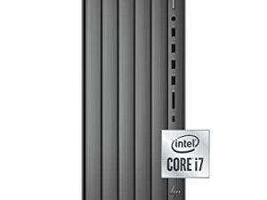 كمبيوتر مكتبي HP ENVY ، Intel Core i7-10700 ، ذاكرة وصول عشوائي 16 جيجابايت ، محرك أقراص ثابتة 1 تيرابايت و 512 جيجابايت SSD تخزين ، Windows 10 Pro (TE01-1254 ، موديل 2020)