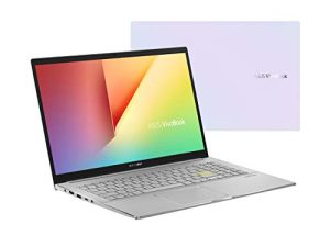 ASUS VivoBook S15 S533 كمبيوتر محمول رفيع وخفيف الوزن ، شاشة 15.6 بوصة FHD ، Intel Core i5-1135G7 ، 8 جيجا بايت DDR4 RAM ، 512 جيجا بايت PCIe SSD ، Wi-Fi 6 ، Windows 10 Home ، AI Noise-cancellation ، Dreamy White ، S533EA-DH51-WH