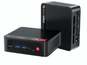 Beelink SER3 Mini PC W11 Pro ، كمبيوتر صغير عالي الأداء AMD Ryzen 7 3750H (حتى 4 جيجا هرتز) 16 جيجا بايت SO-DIMM DDR4 و 500 جيجا بايت NvMe SSD ، شاشة مزدوجة 4K UHD و HDMI مزدوج ، Type-C يدعم PD Charge & Gaming Mini-PC