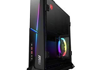 MSI Trident X (SFF) كمبيوتر مكتبي للألعاب ، Intel Core i9-11900K ، GeForce RTX 3090 ، ذاكرة 64 جيجابايت ، 2 تيرابايت SSD + 2 تيرابايت HDD ، WiFi 6E ، USB Type-C ، Thunderbolt 4 ، VR-Ready ، Windows 10 PRO (11TJ-1869US )