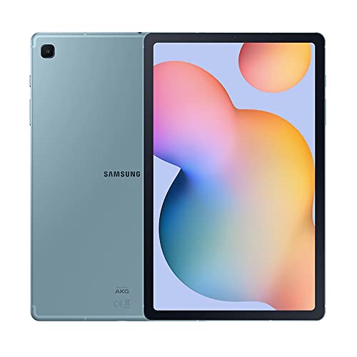 Samsung Galaxy Tab S6 Lite 10.4 "64GB Android Tablet w / Long-Lasting Battery، S Pen Included، Slim Metal Design، AKG Dual Speakers، US Version، Angora Blue Samsung Galaxy Tab S6 Lite 10.4 "64GB Android Tablet w / Long-Lasting Battery، S Pen Included، Slim Metal Design، AKG Dual Speakers، US Version، Angora Blue