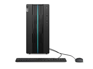 Lenovo IdeaCentre Gaming 5i - 2022 - كمبيوتر مكتبي للألعاب - NVIDIA GeForce RTX 3050 - Intel i5 12400-8 جيجا بايت رام - 1 تيرا بايت HDD + 512 جيجا بايت SSD - Win 11 - أسود - ماوس ولوحة مفاتيح - 3 أشهر Xbox GamePass
