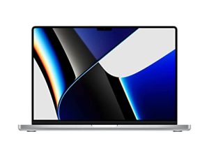 أواخر عام 2021 Apple MacBookPro مع شريحة Apple M1 Pro (16 بوصة ، 16 غيغابايت من ذاكرة الوصول العشوائي ، 1 تيرابايت SSD) فضي (مجدد)