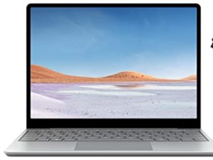 2022 Microsoft Surface Laptop Go شاشة تعمل باللمس مقاس 12.4 بوصة ، معالج Intel Core i5-1035G1 ، عمر بطارية يصل إلى 13 ساعة ، WiFi ، كاميرا ويب ، Windows 11 Pro ، فضي بلاتيني (4 جيجابايت رام | 256 جيجابايت SSD)