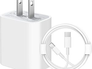 شاحن سريع لجهاز iPhone 14 13 12 11 [معتمد من Apple MFi] شاحن جداري للطاقة بقوة 20 واط PD من النوع C مع كابل شحن 6FT متوافق مع iPhone 14/14 Max / 14 Pro / 13/13 Pro Max / 12/12 Pro / 12 Pro Max / 11 / 11 برو باد