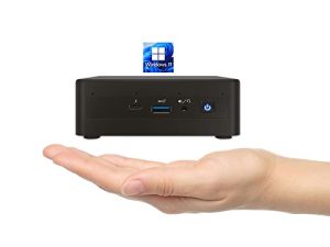 Intel NUC NUC11PAHi7 Mini PC / HTPC ، كمبيوتر صغير Windows 11 ، رباعي النواة i5 1135G7 - حتى 4.2 جيجاهرتز Turbo ، NVMe SSD DDR4 RAM ، WiFi 6 ، BT 5.2 Thunderbolt 3 ، 8K UHD ، شاشة رباعية (16 جيجابايت + 512 جيجابايت)