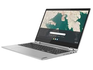 Lenovo Chromebook C340-15 15.6 "Full HD 2-in-1 Touchscreen Computer Notebook ، Intel Core i3-8130U 2.2GHz ، 4GB RAM ، 32GB eMMC ، Chrome OS ، Mineral Grey