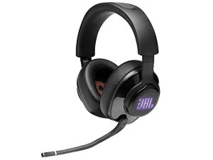 JBL Quantum 400 - سماعات رأس سلكية للألعاب مزودة بمنفذ USB ومزودة بمينا توازن للألعاب - أسود