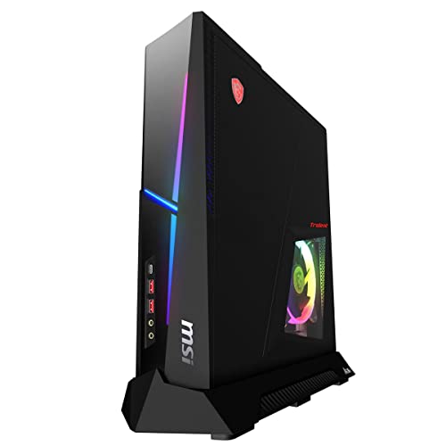 MSI Trident X (SFF) كمبيوتر مكتبي للألعاب ، Intel Core i7-12700KF ، GeForce RTX 3070 Ti ، ذاكرة 16 جيجابايت (Dual-CHL) ، 1 تيرابايت SSD ، WiFi 6E ، USB Type-C ، VR-Ready ، Windows 11 Home (12VTE-250US ) MSI Trident X (SFF) كمبيوتر مكتبي للألعاب ، Intel Core i7-12700KF ، GeForce RTX 3070 Ti ، ذاكرة 16 جيجابايت (Dual-CHL) ، 1 تيرابايت SSD ، WiFi 6E ، USB Type-C ، VR-Ready ، Windows 11 Home (12VTE-250US )