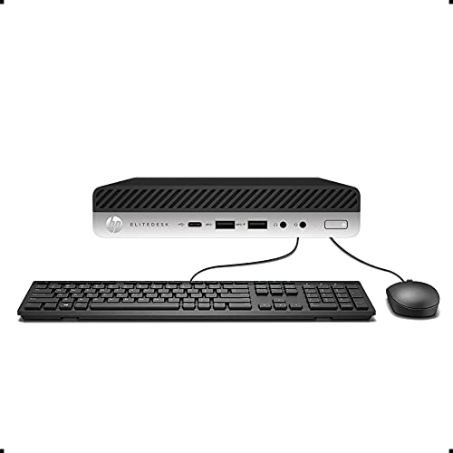 HP EliteDesk 800 G4 4CB30UT سطح مكتب صغير (2.1 جيجاهرتز Intel Core i5-8500T ، 8 جيجابايت DDR4 SDRAM ، 256 جيجابايت SSD ، Windows 10 Pro) (تم تجديده) HP EliteDesk 800 G4 4CB30UT سطح مكتب صغير (2.1 جيجاهرتز Intel Core i5-8500T ، 8 جيجابايت DDR4 SDRAM ، 256 جيجابايت SSD ، Windows 10 Pro) (تم تجديده)