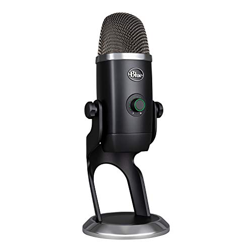 ميكروفون مكثف USB احترافي من Blue Yeti X لأجهزة الكمبيوتر الشخصي ، وأجهزة Mac ، والألعاب ، والتسجيل ، والبث ، والبث الصوتي على الكمبيوتر الشخصي ، وميكروفون سطح المكتب بقياس عالي الدقة ، وإضاءة LED ، وتأثيرات VO! CE باللون الأزرق - أسود ميكروفون مكثف USB احترافي من Blue Yeti X لأجهزة الكمبيوتر الشخصي ، وأجهزة Mac ، والألعاب ، والتسجيل ، والبث ، والبث الصوتي على الكمبيوتر الشخصي ، وميكروفون سطح المكتب بقياس عالي الدقة ، وإضاءة LED ، وتأثيرات VO! CE باللون الأزرق - أسود