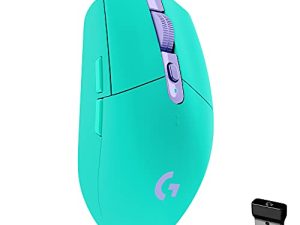ماوس الألعاب اللاسلكي Logitech G305 LIGHTSPEED ، مستشعر Hero 12K ، 12000 نقطة في البوصة ، خفيف الوزن ، 6 أزرار قابلة للبرمجة ، عمر بطارية 250 ساعة ، ذاكرة داخلية ، كمبيوتر شخصي / ماك - نعناع