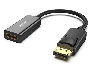 DisplayPort إلى HDMI ، ومنفذ عرض DP مطلي بالذهب من Benfei إلى محول HDMI (ذكر إلى أنثى) متوافق مع Lenovo Dell HP وعلامة تجارية أخرى