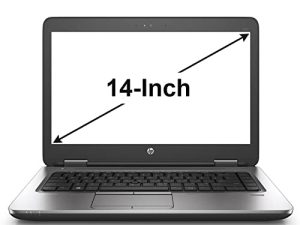 كمبيوتر محمول HP ProBook 640 G2 14 بوصة للأعمال ، Intel Core i7-6600U حتى 3.4 جيجا هرتز ، 16 جيجا DDR4 ، 512 جيجا SSD ، كاميرا ويب ، USB 3.0 ، Type-C ، WiFi ، VGA ، DP ، Win 10 Pro 64 بت (تم تجديده)