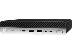 كمبيوتر سطح المكتب الصغير HP EliteDesk 705 G4: AMD Quad-Core Ryzen 5 Pro 2400GE تصل إلى 3.8 جيجاهرتز وذاكرة وصول عشوائي DDR4 بسعة 8 جيجابايت وذاكرة وصول عشوائي (SSD) بسعة 256 جيجابايت ونظام التشغيل Windows 10 Pro (تم تجديده)