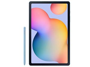 Samsung Galaxy Tab S6 Lite 10.4 "64GB WiFi Android Tablet مع قلم S مضمن ، تصميم معدني نحيف ، شاشة شفافة كريستالية ، مكبرات صوت مزدوجة ، بطارية طويلة الأمد ، SM-P610NZBAXAR ، Angora Blue