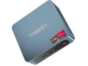 TRIGKEY 6 Core 12 Thread Mini Computer W11 كمبيوتر سطح المكتب Ryzen 5 5560 حتى 4.0 جيجا هرتز） 16G DDR4 + 500G NVME SSD 35W TPD Micro PC | 6Core 1600MHz HD Graphics | واي فاي 6 | BT 5.2 | منفذ HDMI مزدوج | النوع- C | W11