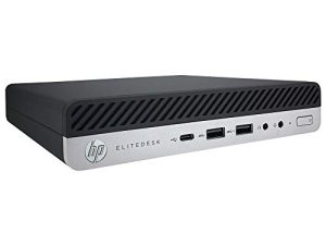 HP EliteDesk 800 G4 Mini Business Desktop - معالج Intel 6-Core i7-8700T من الجيل الثامن حتى 4.00 جيجاهرتز وذاكرة 16 جيجابايت ومحرك أقراص الحالة الصلبة 512 جيجابايت و Intel UHD Graphics 630 و Windows 10 Pro (64 بت) (تم تجديده)