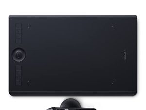 جهاز لوحي للرسم بالبلوتوث متوسط الحجم من Wacom Intuos Pro ، 8 مفاتيح Express قابلة للتخصيص ، 8192 الضغط الحساس Pro Pen 2 مضمن ، متوافق مع نظام التشغيل Mac OS و Windows