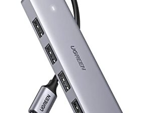 UGREEN USB C Hub 4 منافذ USB 3.1 Type C إلى USB 3.0 Hub محول لأجهزة MacBook Pro و iMac و Samsung Galaxy S21 S20 و LG و Google Chromebook Pixelbook و Dell XPS وما إلى ذلك