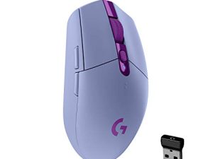 ماوس الألعاب اللاسلكي Logitech G305 LIGHTSPEED ، مستشعر Hero 12K ، 12000 نقطة في البوصة ، خفيف الوزن ، 6 أزرار قابلة للبرمجة ، عمر بطارية يصل إلى 250 ساعة ، ذاكرة داخلية ، كمبيوتر شخصي / ماك - أرجواني