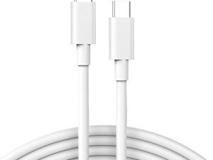 كابل شحن USB C إلى USB C لجهاز MacBook Air ، Mac Book Pro ، سلك Type C لجهاز iPad Pro الجديد 12.9 / 11 ، Air 4/5 ، Mini 6 ، Samsung ، Pixel ، شاحن USB C بالكامل PD ، 6.6 قدم