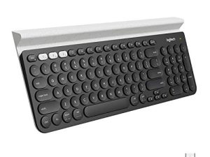 لوجيتك K780 لوحة مفاتيح لاسلكية متعددة الأجهزة للكمبيوتر والهاتف والتابلت - متوافق مع التحكم عبر الكمبيوتر - البقع