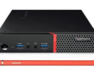Lenovo ThinkCentre M700 ، كمبيوتر الأعمال الصغيرة من الجيل السادس (Intel Quad Core i7-6700T ، 16 جيجابايت DDR4 رام ، 512 جيجابايت SSD SSD ، WiFi ، VGA ، منفذ العرض) Win 10 Pro (تم تجديده)