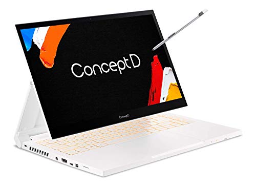 Acer ConceptD 3 Ezel CC314-72G-72SX Convertible Creator Laptop، Intel i7-10750H، GeForce GTX 1650 Max-Q، 14 "FHD، Gorilla Glass، Pantone Validated، 100٪ sRGB، 16GB، 512GB NVMe SSD، Wacom AES 1.0 Pen Acer ConceptD 3 Ezel CC314-72G-72SX Convertible Creator Laptop، Intel i7-10750H، GeForce GTX 1650 Max-Q، 14 "FHD، Gorilla Glass، Pantone Validated، 100٪ sRGB، 16GB، 512GB NVMe SSD، Wacom AES 1.0 Pen