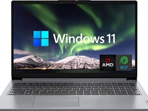 Lenovo 15.6 "IdeaPad Laptop (أحدث طراز) ، معالج AMD Athlon ثنائي النواة ، 8 جيجابايت رام ، 640 جيجابايت SSD (128 جيجابايت eMMC + 512 جيجابايت PCIe SSD) ، كاميرا ويب ، HDMI ، WiFi 6 ، USB Type-C ، عمر بطارية طويل ، NLY MP ، Windows 11