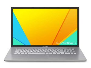 ASUS VivoBook 17 F712DA كمبيوتر محمول رفيع وخفيف الوزن ، 17.3 بوصة HD + ، معالج Intel Core i5-8265U ، 8 جيجا بايت DDR4 RAM ، 128 جيجا بايت SSD + 1 تيرا بايت HDD ، Windows 10 Home ، فضي شفاف ، F712DA-DB51
