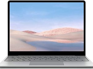 Microsoft 12.4 Multi-Touch Surface Laptop Go ، Intel Core i5-1035G1 ، ذاكرة وصول عشوائي (RAM) سعة 8 جيجابايت ، SSD 128 جيجابايت ، بطاقة رسومات Intel UHD مدمجة ، Windows 10 Home in S Mode ، 1ZZ-00001 ، بلاتيني (مجدد)