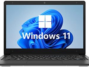 لاب توب جامبر شاشة 11.6 بوصة عالية الدقة انتل سيليرون 64 بت ، 4 جيجا بايت DDR4 رام ، 128 جيجا بايت eMMC ، ويندوز 11 هوم - دعم 1 تيرا بايت SSD ، أجهزة كمبيوتر محمولة نحيفة ، فضي فضي