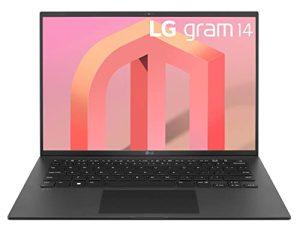 LG gram (2022) 14Z90Q كمبيوتر محمول خفيف الوزن للغاية ، 14 بوصة (1920 × 1200) شاشة IPS ، معالج Intel Evo 12th Gen i7 1260P ، 32 جيجابايت LPDDR5 ، 1 تيرابايت NVMe SSD ، كاميرا ويب FHD ، WiFi 6E ، Thunderbolt 4 ، Windows 11 ، أسود