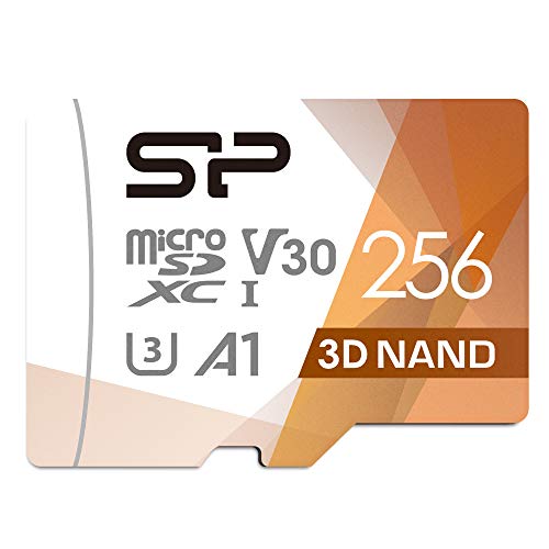 بطاقة ذاكرة Micro SD بسعة 256 جيجابايت من Silicon Power U3 SDXC بسرعة تصل إلى 100 ميجابايت / ثانية مع محول لـ Nintendo-Switch والكاميرات ومنصة Steam والطائرات بدون طيار بطاقة ذاكرة Micro SD بسعة 256 جيجابايت من Silicon Power U3 SDXC بسرعة تصل إلى 100 ميجابايت / ثانية مع محول لـ Nintendo-Switch والكاميرات ومنصة Steam والطائرات بدون طيار
