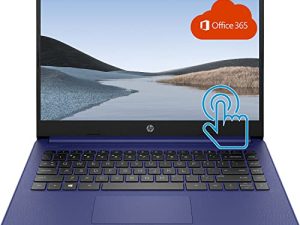 أحدث كمبيوتر محمول 2022 عالي الدقة بشاشة تعمل باللمس من HP Premium 14 بوصة ، معالج Intel ثنائي النواة يصل إلى 2.8 جيجا هرتز ، وذاكرة وصول عشوائي 4 جيجا بايت ، وتخزين 64 جيجا بايت eMMC ، وكاميرا ويب ، وبلوتوث ، ومنفذ HDMI ، وواي فاي ، وأزرق ، ونظام التشغيل Windows 10 مع Microsoft 365 لمدة عام