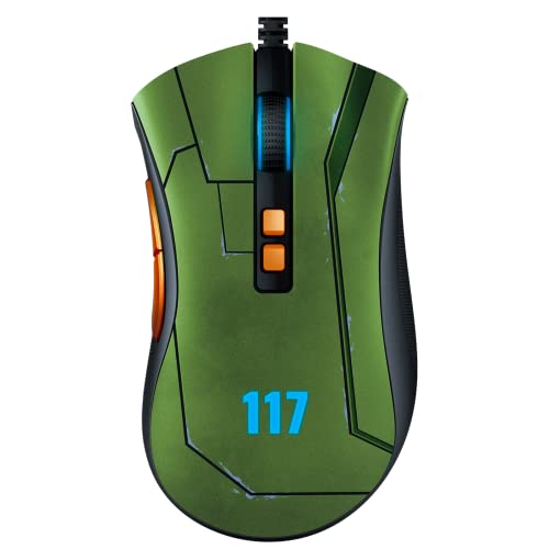 ماوس الألعاب Razer DeathAdder V2: مستشعر بصري 20K DPI - أسرع مفتاح للماوس في الألعاب - إضاءة Chroma RGB - 8 أزرار قابلة للبرمجة - شكل مريح - إصدار Halo Infinite ماوس الألعاب Razer DeathAdder V2: مستشعر بصري 20K DPI - أسرع مفتاح للماوس في الألعاب - إضاءة Chroma RGB - 8 أزرار قابلة للبرمجة - شكل مريح - إصدار Halo Infinite
