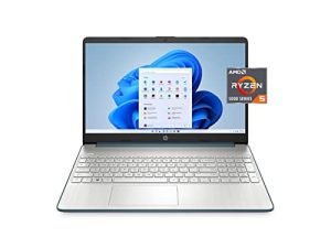 أحدث كمبيوتر محمول من HP مقاس 15.6 بوصة ، FHD ، AMD R5-5500U ، 8 جيجابايت رام ، 256 جيجابايت SSD ، USB Type-C و USB Type-A ، HDMI ، ميكروفون مدمج / كاميرا ويب ، Windows 11 ، Spruce Blue