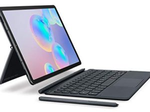 Samsung Galaxy Tab S6 - 10.5 "128GB، Wifi Tablet - SM-T860NZBAXAR، Cloud Blue