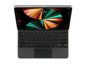 لوحة مفاتيح Apple Magic Keyboard لجهاز iPad Pro مقاس 12.9 بوصة (الجيل السادس والخامس والرابع والثالث) - الإنجليزية الأمريكية - أسود
