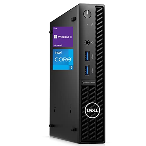 Dell Optiplex 3000 MFF Business Desktop ، الجيل الثاني عشر من Intel Core i5-12500T ، 16 جيجا بايت رام ، 512 جيجا بايت SSD ، HDMI ، RJ-45 ، ماوس وفأرة سلكية ، منفذ العرض ، Wi-Fi 6 ، Windows 11 Pro ، أسود Dell Optiplex 3000 MFF Business Desktop ، الجيل الثاني عشر من Intel Core i5-12500T ، 16 جيجا بايت رام ، 512 جيجا بايت SSD ، HDMI ، RJ-45 ، ماوس وفأرة سلكية ، منفذ العرض ، Wi-Fi 6 ، Windows 11 Pro ، أسود