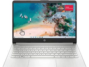أحدث كمبيوتر محمول من HP 2022 ، شاشة لمس عالية الدقة 14 بوصة ، معالج AMD Ryzen 3 3250U ، ذاكرة وصول عشوائي DDR4 8 جيجابايت ، 256 جيجابايت PCIe NVMe SSD ، كاميرا ويب ، HDMI ، USB Type-C ، لاسلكي AC Wi-Fi 5 ، Bluetooth ، Windows 11 Home ، فضي