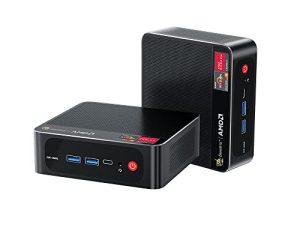 Beelink SER5 للكمبيوتر الصغير | كمبيوتر صغير AMD 5600H مجهز W 11 pro و 32 جيجابايت DDR4 3200 ميجاهرتز و 500 جيجابايت M.2 2280 NVMe SSD ؛ شاشة ثلاثية 4K UHD ، شبكة WiFi 6E ثلاثية النطاقات ، كمبيوتر ألعاب GTA-V ، Fall Guys ، CS: GO.etc
