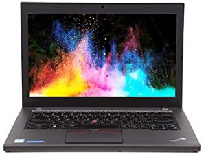 Lenovo Thinkpad T460 14 Ultrabook ، Intel i7 6600U 2.6 جيجا هرتز ، 8 جيجا بايت DDR3 RAM ، 256 جيجا بايت SSD القرص الصلب ، 1080p Full HD ، كاميرا ويب ، HDMI ، Windows 10 Pro (تم تجديده)